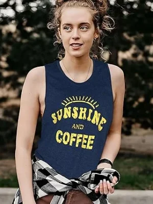 Womens Tank Tops Summer T Shirts Sleeveless Casual Loose Tunic Blouses