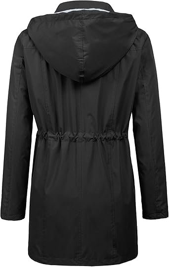 61KMcpO4r3L._AC_SX342_.jpg Women Waterproof Long Hooded Travel Jacket
