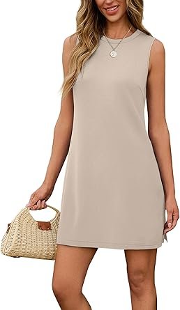 Dresses for Women 2025 Casual Summer Sundresses Sleeveless Tank Dress Fashion Outfits