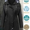 81st7b0lvL._AC_SX342_.jpg Women Waterproof Long Hooded Travel Jacket